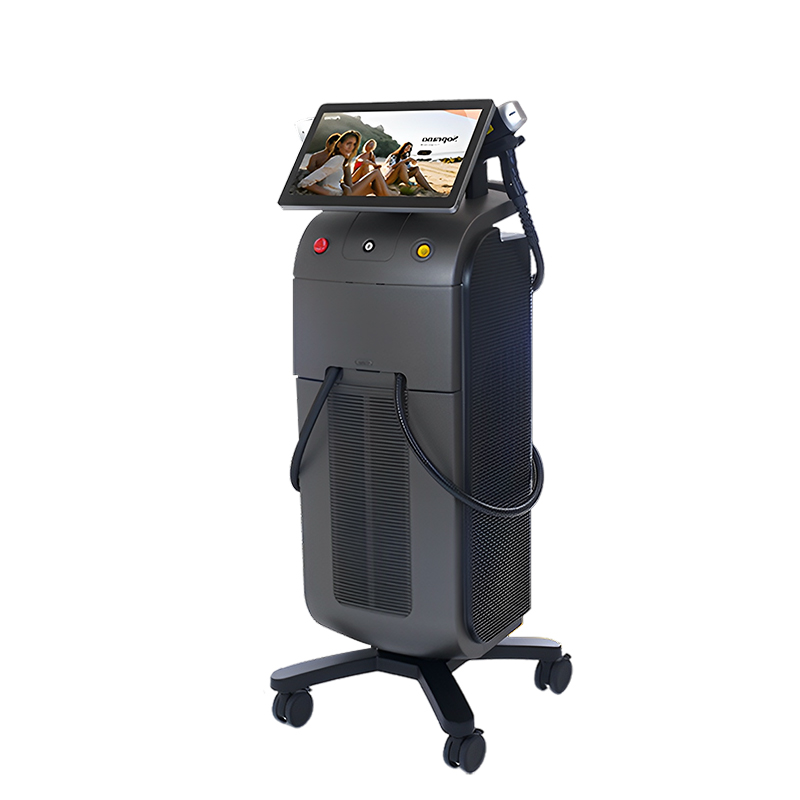 2024 hot sale professional beauty equipment 2in1 system diode laser hair removal machine