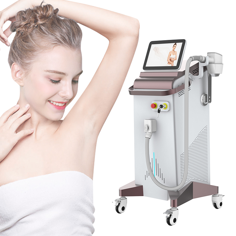 3 wavelength 808nm professional 808 diode laser hair removal machine
